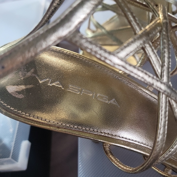 Via Spiga roman style stilettos Women's sz 10 - Picture 2 of 3